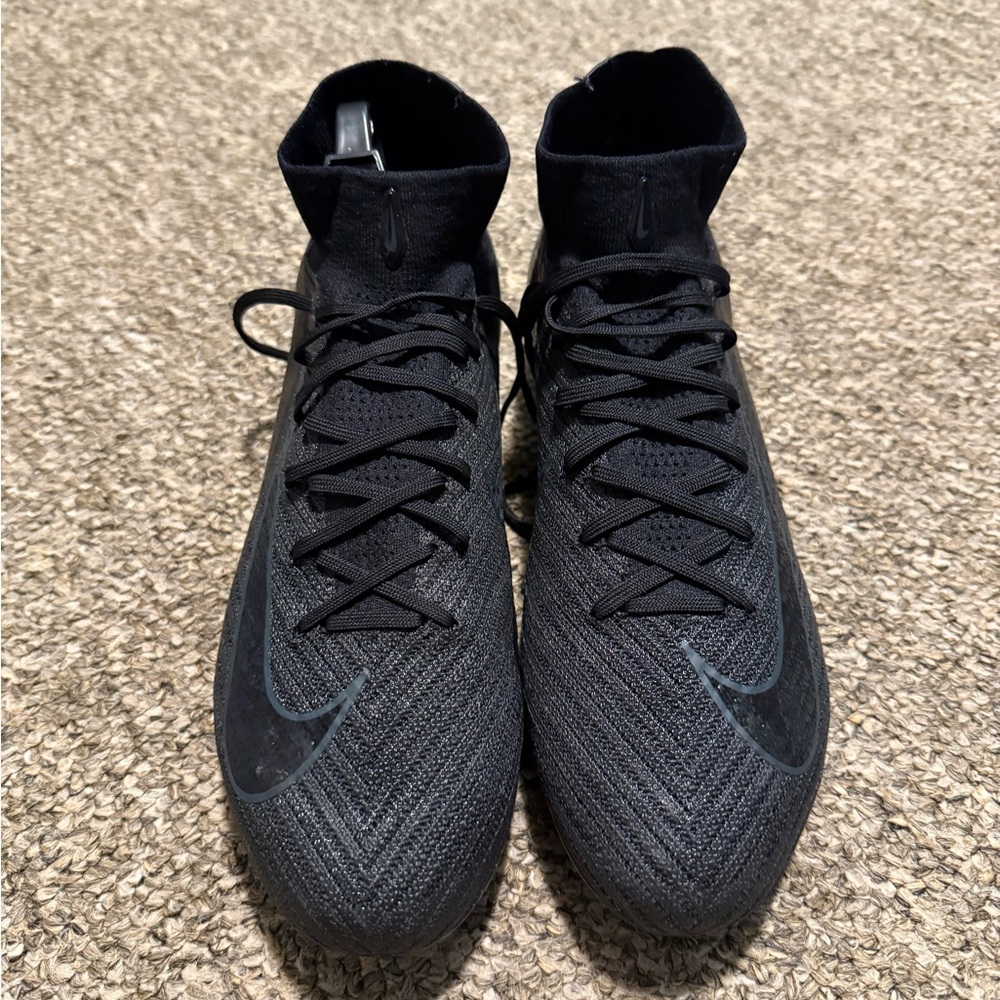 Nike Mercurial Superfly 10 Elite Blackout Men’s 9.5US - Picture 2 of 9